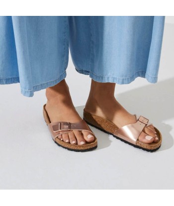 Birkenstock Madrid Metallic Copper pas cheres