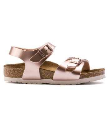 Birkenstock Rio Metallic Copper la livraison gratuite