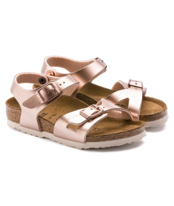 Birkenstock Rio Metallic Copper la livraison gratuite