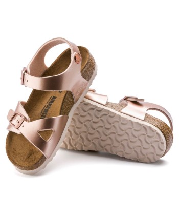 Birkenstock Rio Metallic Copper la livraison gratuite