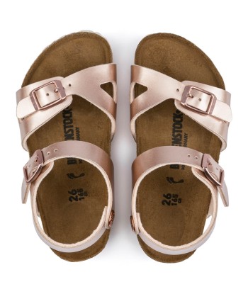 Birkenstock Rio Metallic Copper la livraison gratuite