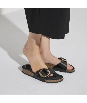 Birkenstock Madrid Big Buckle Black vente chaude votre 