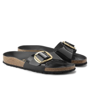 Birkenstock Madrid Big Buckle Black vente chaude votre 