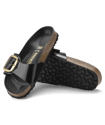 Birkenstock Madrid Big Buckle Black vente chaude votre 