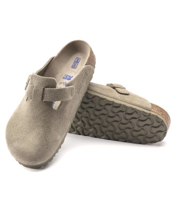 Birkenstock Boston Fadded Khaki Par le système avancé 