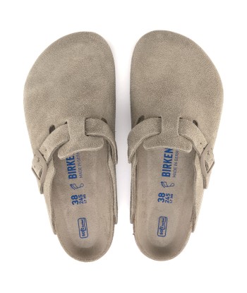 Birkenstock Boston Fadded Khaki Par le système avancé 