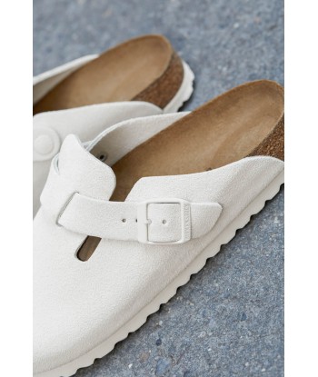 Birkenstock Boston Antique White de pas cher