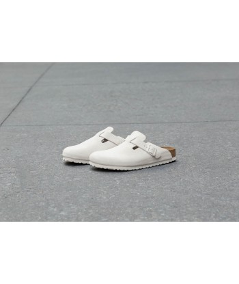 Birkenstock Boston Antique White de pas cher