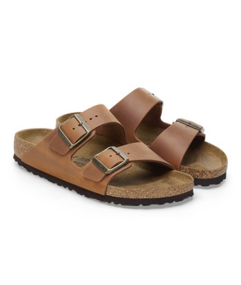 Birkenstock Arizona LEOI Cognac france