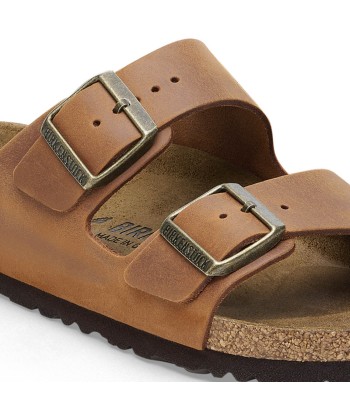 Birkenstock Arizona LEOI Cognac france