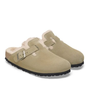 Birkenstock Boston Shearling Suede Leather pas cher chine