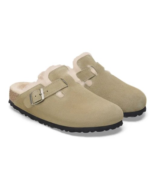 Birkenstock Boston Shearling Suede Leather pas cher chine