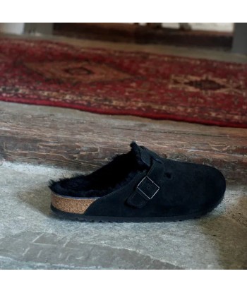 Birkenstock Boston Shearling Suede Leather Comparez et commandez 