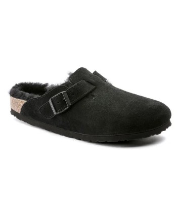 Birkenstock Boston Shearling Suede Leather Comparez et commandez 