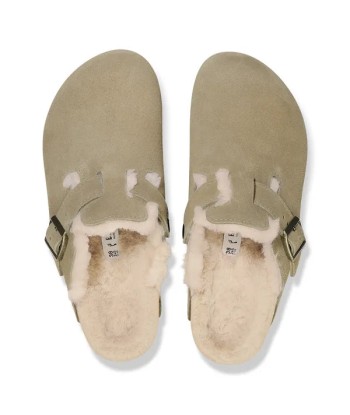 Birkenstock Boston Shearling Suede Leather pas cher chine