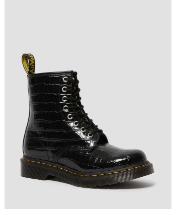 Dr. Martens Boots 1460 en cuir verni gaufré effet croco Par le système avancé 