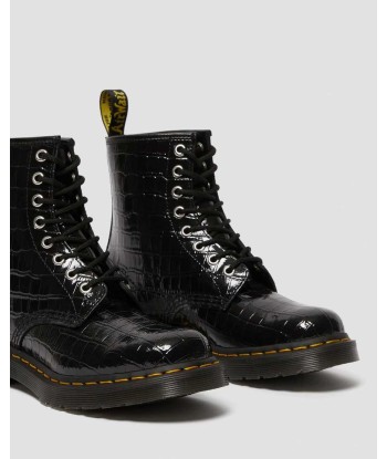 Dr. Martens Boots 1460 en cuir verni gaufré effet croco Par le système avancé 