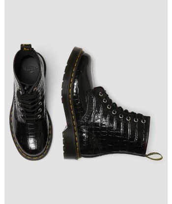 Dr. Martens Boots 1460 en cuir verni gaufré effet croco Par le système avancé 