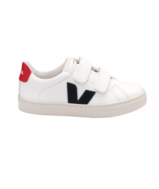 Veja Small Esplar Velcro White Nautico Pek Venez acheter