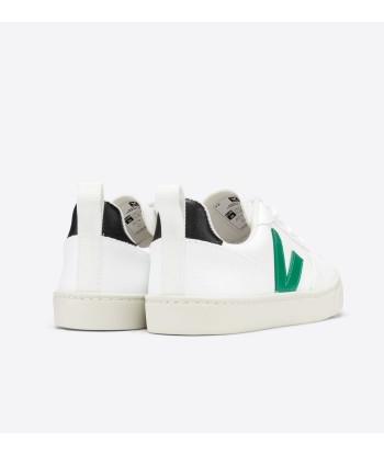 Veja V-10 Lace CWL White Emeraude Cadet en linge