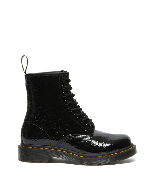 Dr. Martens Boots 1460 en cuire verni gaufré Amélioration de cerveau avec