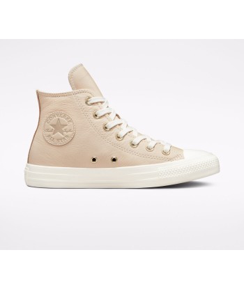 Converse Chuck Taylor All Star Hi Cuir en linge