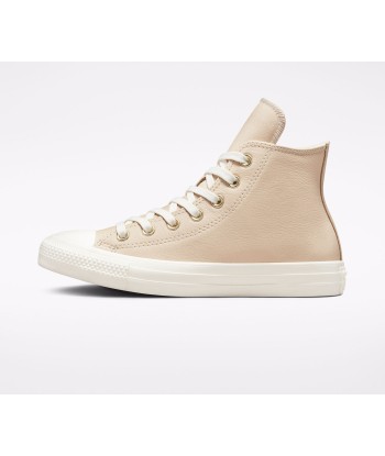 Converse Chuck Taylor All Star Hi Cuir en linge