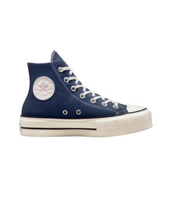 Converse Chuck Taylor All Star Lift Platform Suede rembourrage situé sous